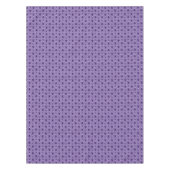 Nappe Arbres de Noël pourpres et rennes traditionnels (Devant)