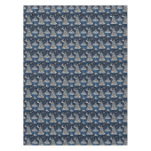 Nappe Arbres de Noël, rennes et flocons de neige (Devant)