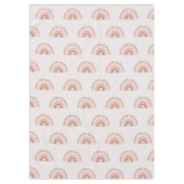 Nappe Arc en arc-en-ciel en terre cuite Boho, rose Dusty (Devant)