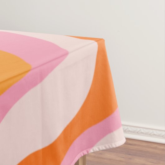 Nappe Arc en arc-en-ciel rose orange Abstrait soleil rét (In Situ)