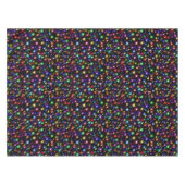 Nappe Arc-en-ciel brillant Étincelles, Étoiles et feux d (Devant (Horizontal))