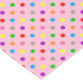 Nappe Arc-en-ciel Coloré Points Pink (Angle)