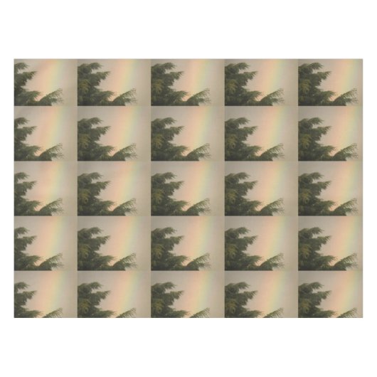 Nappe arc-en-ciel et arbres (Devant (Horizontal))