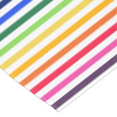 Nappe Arc-en-ciel et rayures blanches (Angle)