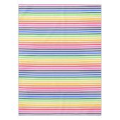 Nappe Arc-en-ciel et rayures blanches (Devant)