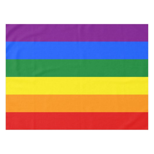 Nappe Arc-en-ciel LGBT Pride (Devant (Horizontal))