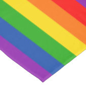 Nappe Arc-en-ciel LGBTQ+ Pride drapeau, couleurs Gay pri (Angle)