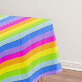 Nappe arc-en-ciel rayures rose (In Situ)