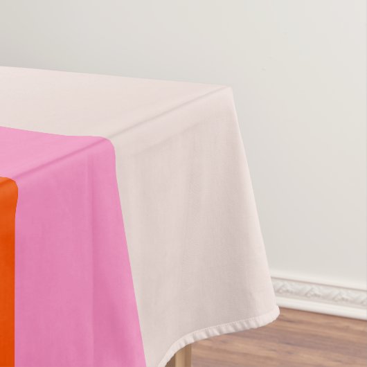Nappe Arche arc-en-ciel rose et orange (In Situ)