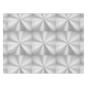 Nappe Argent brillant métallique de Faux élégant (Devant (Horizontal))