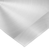 Nappe Argent brillant métallique de Faux élégant (Angle)