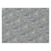 Nappe argentée élégante de photo de tape-à-l'oeil (Devant (Horizontal))