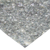 Nappe argentée élégante de photo de tape-à-l'oeil (Angle)