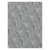 Nappe argentée élégante de photo de tape-à-l'oeil (Devant)