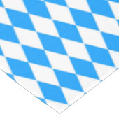 Nappe Arlequin bleu blanc Diamants Checkers Design (Angle)