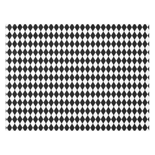 Nappe Arlequin noir et blanc (Devant (Horizontal))