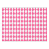 Nappe Arlequin rose blanc Diamants Checkers Design (Devant (Horizontal))