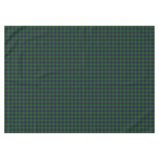 Nappe Armstrong tartan bleu et vert plaid (Devant (Horizontal))