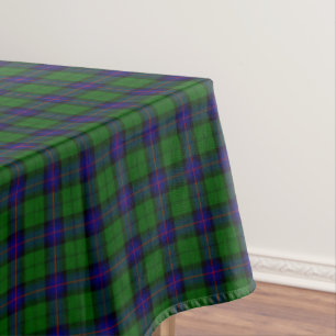 Nappe Armstrong tartan bleu et vert plaid