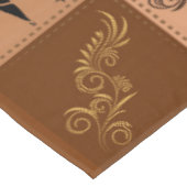 Nappe Arôme de café. Patchwork. (Angle)