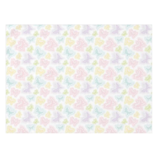 Nappe Arrière - plan avec des papillons dans l'aquarelle (Devant (Horizontal))