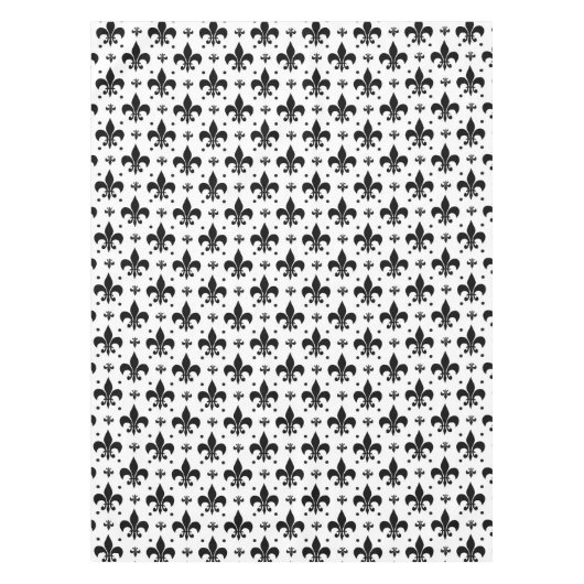 Nappe Arrière - plan blanc Fleur-de-lis Motif design (Devant)