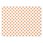 Nappe Arrière - plan blanc Pois orange (Devant (Horizontal))