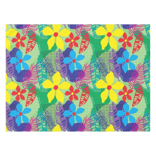Nappe Arrière - plan coloré de fleurs (Devant (Horizontal))
