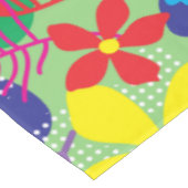 Nappe Arrière - plan coloré de fleurs (Angle)