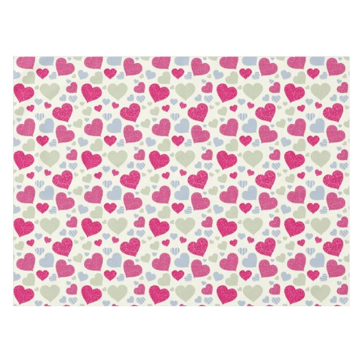 Nappe Arrière - plan de coeurs (Devant (Horizontal))
