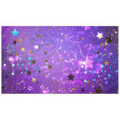 Nappe Arrière - plan de feuille violet avec étoiles (Devant (Horizontal))