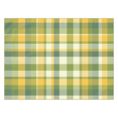 Nappe Arrière - plan de Motif Plaid jaune et vert (Devant (Horizontal))