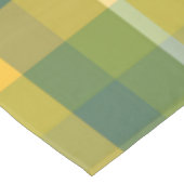 Nappe Arrière - plan de Motif Plaid jaune et vert (Angle)