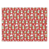 Nappe Arrière - plan de pingouins de Noël (Devant (Horizontal))
