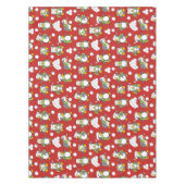 Nappe Arrière - plan de pingouins de Noël (Devant)