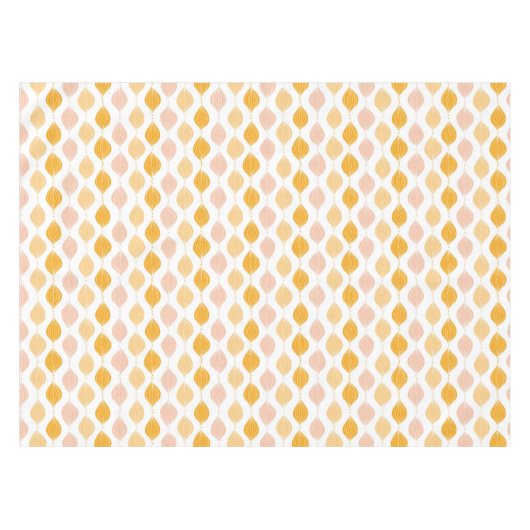 Nappe Arrière - plan d'or abstrait de motif d'ogee (Devant (Horizontal))