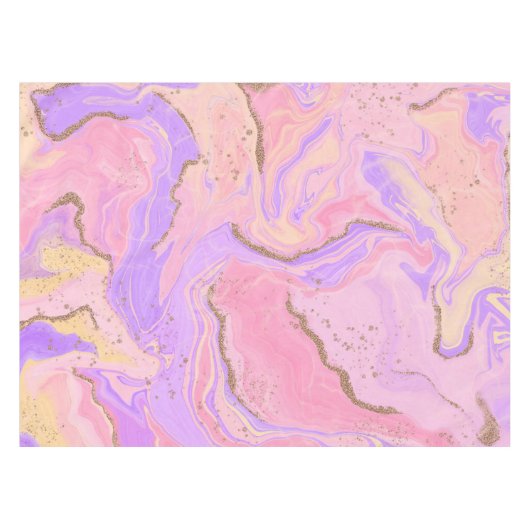 Nappe Arrière - plan en marbre - rose & violet (Devant (Horizontal))