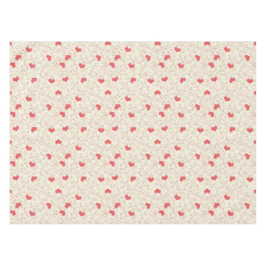Nappe Arrière - plan mignon de coeurs (Devant (Horizontal))