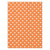 Nappe Arrière - plan orange Fleur-de-lis Motif Design (Devant)