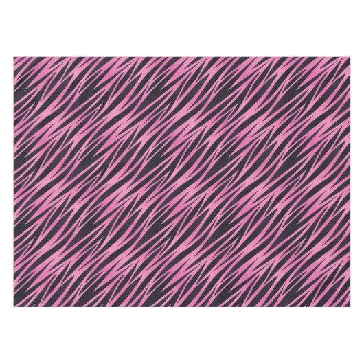 Nappe Arrière - plan rose de rayure de zèbre (Devant (Horizontal))