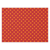 Nappe Arrière - plan rouge Orange Pois Design (Devant (Horizontal))