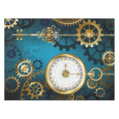 Nappe Arrière - plan turquoise à vapeur avec Gears (Devant (Horizontal))