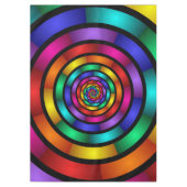 Nappe Arrondi et psychédélique coloré Art moderne fracta (Devant)