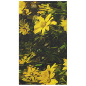 Nappe Arrowleaf Fleur sauvage Jaune Arrowley Abstrait (Devant)