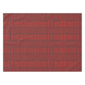 Nappe Art à motif tribal rouge (Devant (Horizontal))