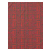 Nappe Art à motif tribal rouge (Devant)