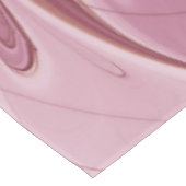 Nappe Art Abstrait Fractal Fleur & Tons de Bourgogne (Angle)