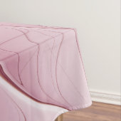 Nappe Art Abstrait Fractal Fleur & Tons de Bourgogne (In Situ)