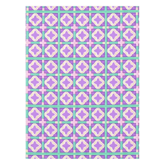 Nappe Art abstrait géométrique coloré (Devant)