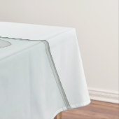 Nappe Art Abstrait moderne Fractal Bleu Turquoise Gris (In Situ)